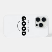 Étui pour iPhone avec visage souriant esthétique ' (Verso Horizontal)