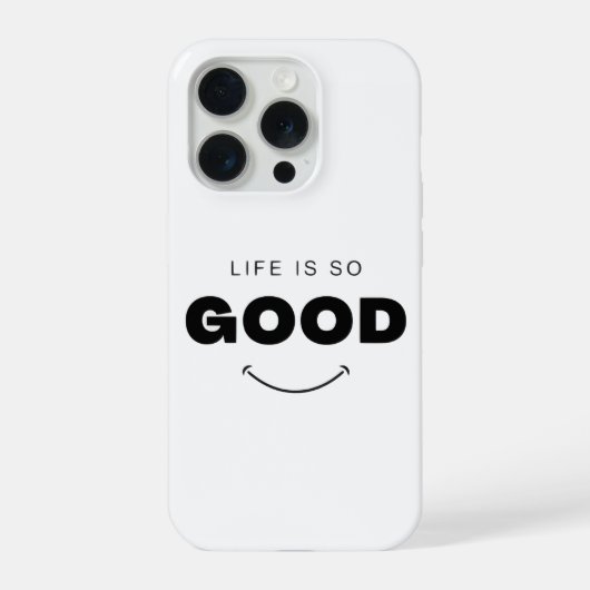 Étui pour iPhone avec visage souriant esthétique ' (Verso)