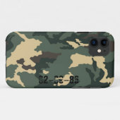 Étui pour iPhone Camouflage Muster (Dos (Horizontal))