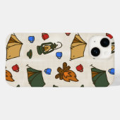 Étui pour iPhone Camping Rétro (Verso (horizontal))