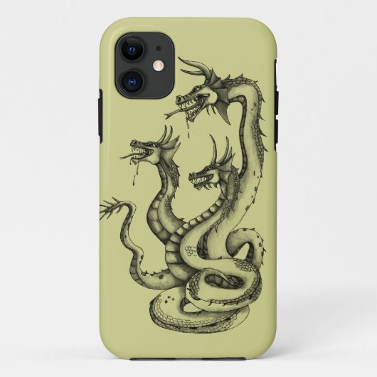 Étui pour iPhone Case-Mate à motif d'hydre à trois (Dos)