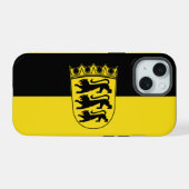 Étui pour iPhone Case-Mate avec le drapeau de Bade (Verso Horizontal)