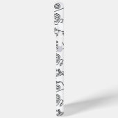 Étui pour iPhone Case-Mate avec motif d'icônes de  (Verso / Gauche)