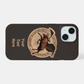 Étui pour iPhone Case-Mate avec patch Flying Moose (Verso Horizontal)