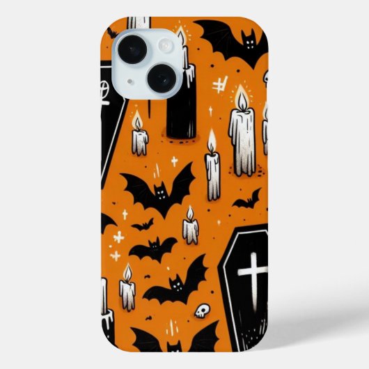 Étui pour iPhone Case-Mate Citrouilles et Crânes (Verso)