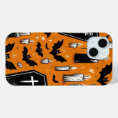 Étui pour iPhone Case-Mate Citrouilles et Crânes (Verso (horizontal))