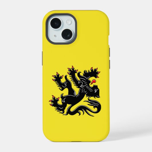 Étui pour iPhone Case-Mate Drapeau de Flandre (Verso)