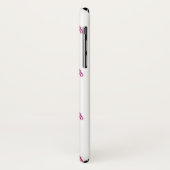 Étui pour iPhone Case-Mate flamant rose joli (Dos/Gauche)