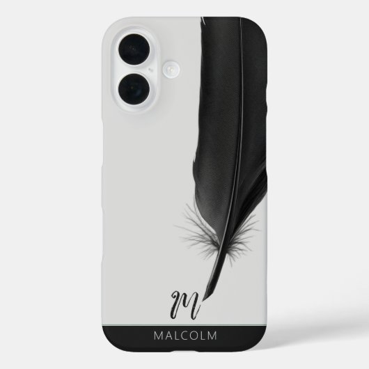 Étui pour iPhone Case-Mate personnalisé avec plume (Verso)
