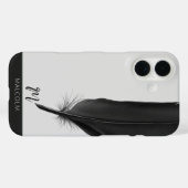 Étui pour iPhone Case-Mate personnalisé avec plume (Verso (horizontal))