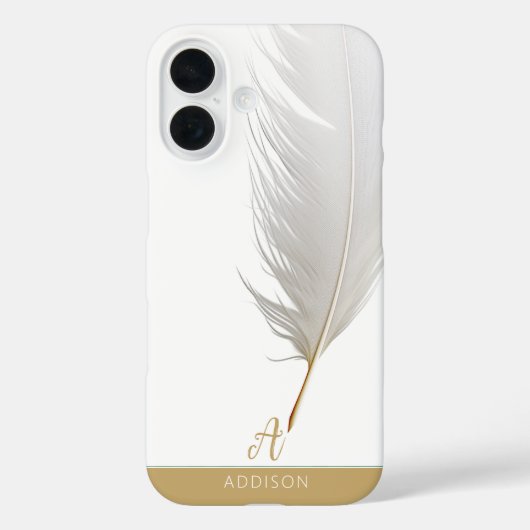 Étui pour iPhone Case-Mate personnalisé avec plume (Verso)