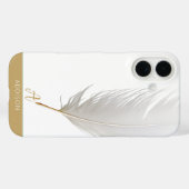 Étui pour iPhone Case-Mate personnalisé avec plume (Verso (horizontal))