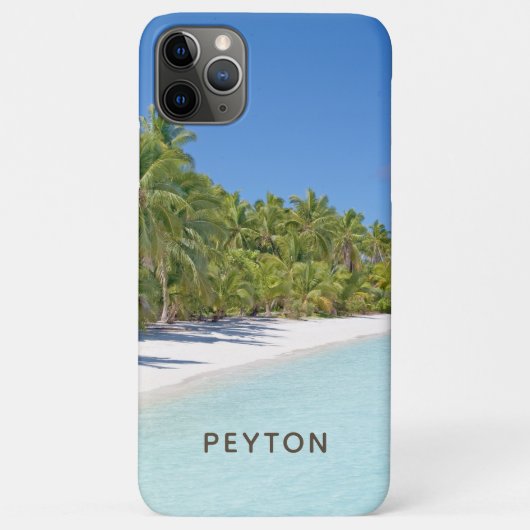 Étui pour iPhone Case-Mate Plage Tropicale avec Pa (Dos)
