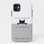 Étui pour iPhone Case-Mate Sneaky Cat Touchy Feely (Dos)
