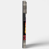 Étui pour iPhone Cowboy et bouvillon de race Longh (Verso / Droite)