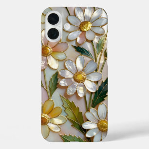 Étui pour iPhone Daisy Motif floral chaud en verre