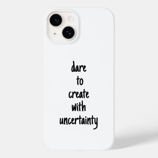 Étui pour iPhone Dare To Create (Verso)