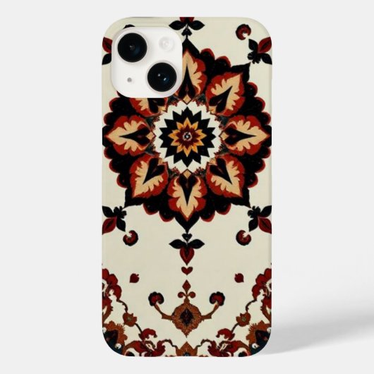Étui pour iPhone de design ethnique persan / asiat (Verso)