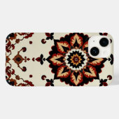 Étui pour iPhone de design ethnique persan / asiat (Verso (horizontal))