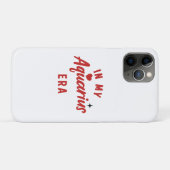 Étui pour iPhone de l'ère du Verseau ,Cadeau d'ann (Dos (Horizontal))