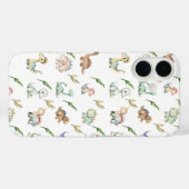 Étui pour iPhone Découverte de dinosaures à l'aqua (Verso (horizontal))