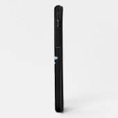 Étui pour iPhone Dragonfly - Lueur Bleu Glace (Dos/Gauche)