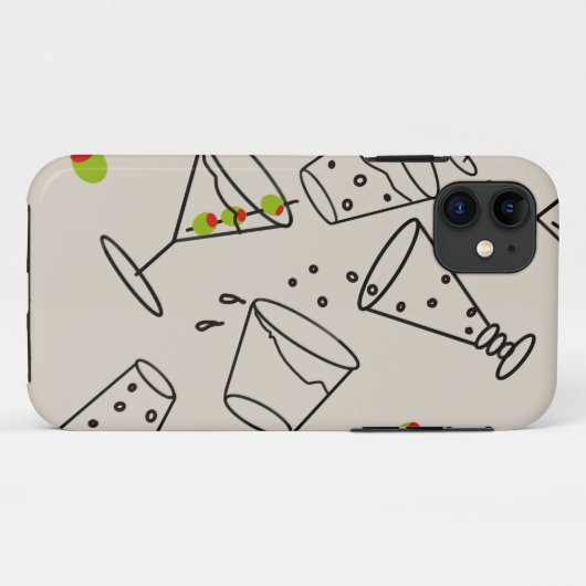 Étui pour iPhone Drinks (Dos (Horizontal))
