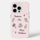Étui pour iPhone Future Mrs. personnalisé Cadeau d (Verso)