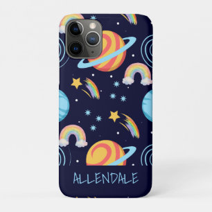 Étui pour iPhone Galaxie Arc-en-ciel Aquarelle