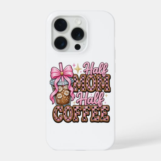 Étui pour iPhone Half Maman (Verso)