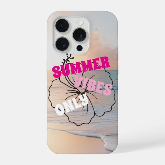 Étui pour IPhone Hibiscus Summer (Verso)