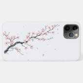 Étui pour iPhone / iPad à branche de fleurs de cer (Dos (Horizontal))