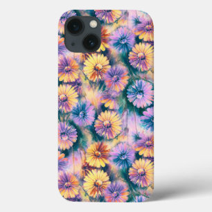 Étui pour iPhone / iPad à marguerites aquarelle