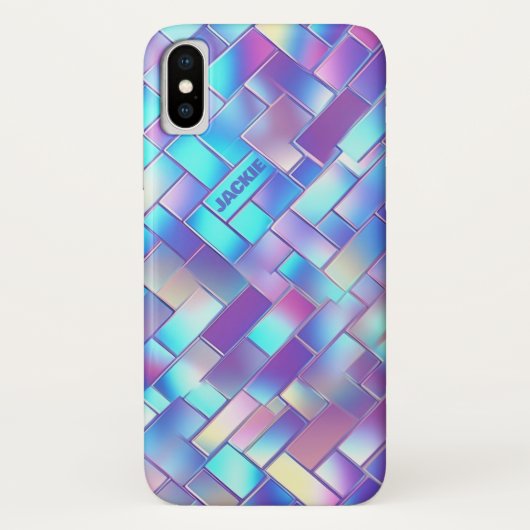 Étui pour iPhone / iPad à motif holographique bril (Dos)