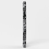 Étui pour iPhone / iPad au design floral complexe (Dos/Droite)