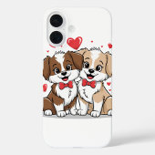 Étui pour iPhone / iPad avec chiots de dessin anim