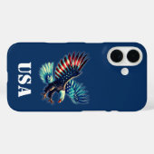 Étui pour iPhone / iPad avec drapeau patriotique A (Verso (horizontal))
