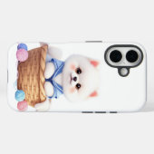 Étui pour iPhone / iPad avec un chiot mignon dans  (Verso (horizontal))