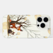 Étui pour iPhone/iPad Cerf Fantaisiste & Hérisson (Verso (horizontal))