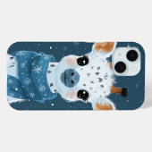 Étui pour iPhone / iPad Charme Girafe Hiver (Verso (horizontal))