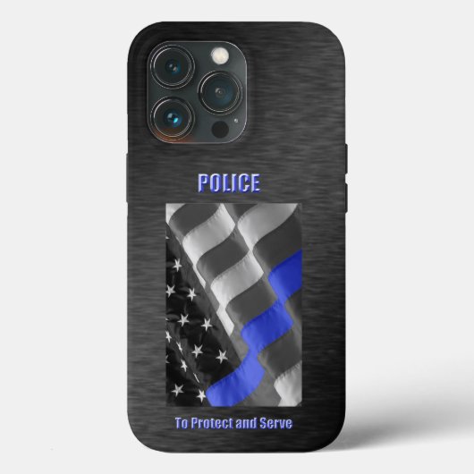 Étui pour iPhone / iPad de police (Verso)