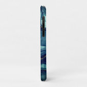 Étui pour iPhone / iPad en encre alcoolisée abstra (Dos/Gauche)