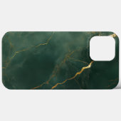 Étui pour iPhone / iPad en marbre bleu élégant (Verso (horizontal))
