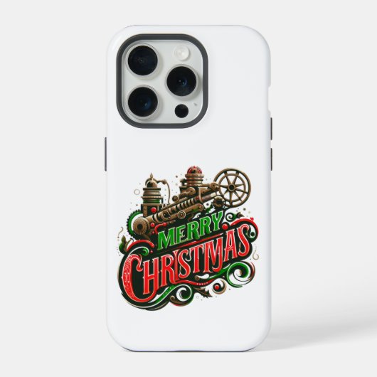 Étui pour iPhone / iPad Noël Steampunk (Verso)