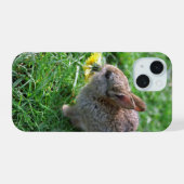 Étui pour iPhone / iPad pour bébé lapin pissenlit (Verso Horizontal)