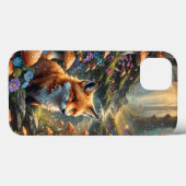 Étui pour iPhone/iPad Renard de la Forêt Fantaisis (Verso (horizontal))