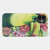 Étui pour IPhone / IPad Toucan Floral Tropical Col (Dos (Horizontal))