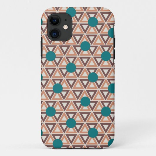 Étui pour iPhone / iPad Triangle Quilt (Dos)