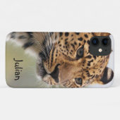 Étui pour Iphone Léopard (Dos (Horizontal))