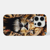 Étui pour iPhone Lion King’s Gaze (Verso Horizontal)